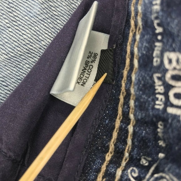 Express Stella Regular Fit Boot Cut Jeans Size 4 - Picture 4 of 6